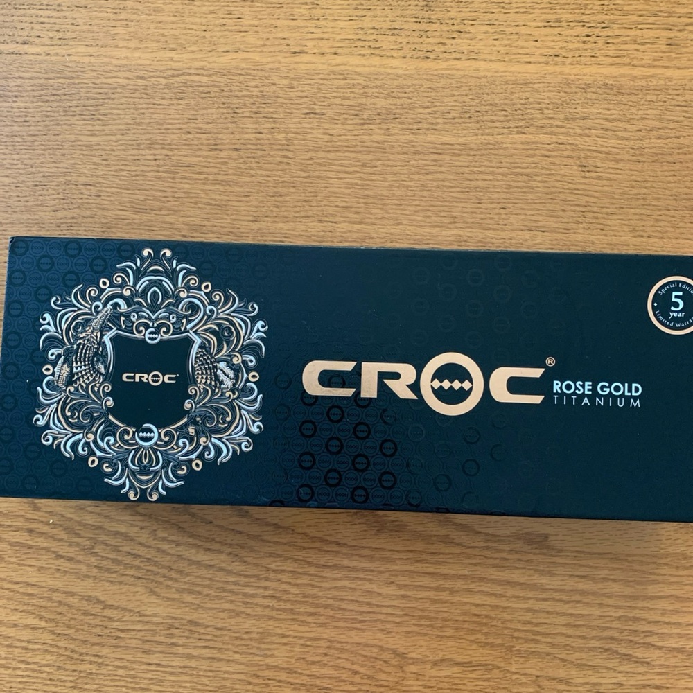 Rose Gold Titanium Hair Straightener
